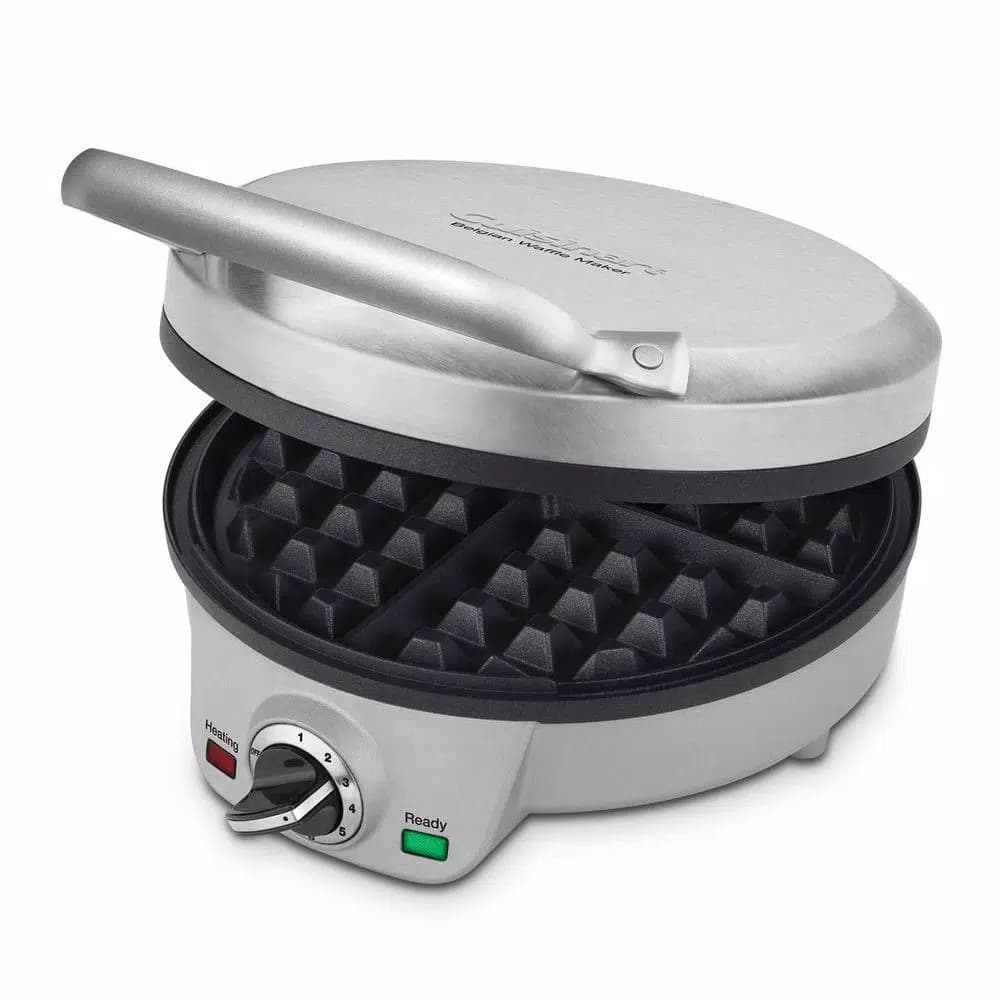 Cuisinart 4-Slice Belgian Waffle Maker with 6 Browning Settings, Brushed Stainless Steel