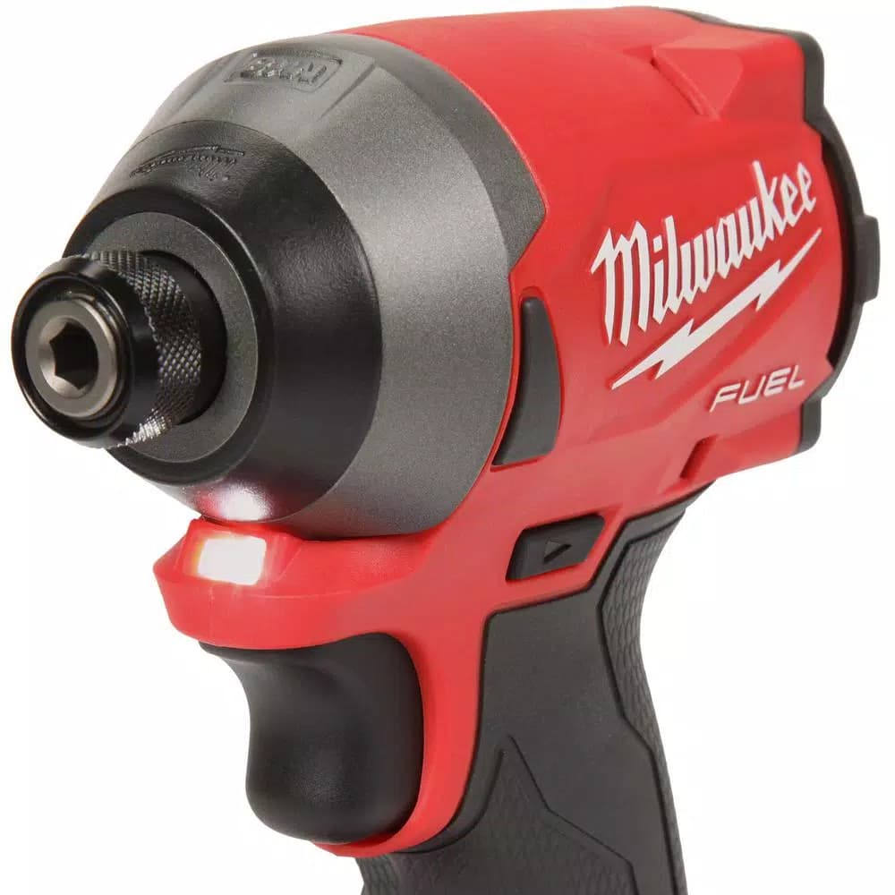 Milwaukee M18 FUEL 1/4 in. Hex Impact Driver Kit with (2) 5.0 Ah Batteries & Charger, ONE-KEY
