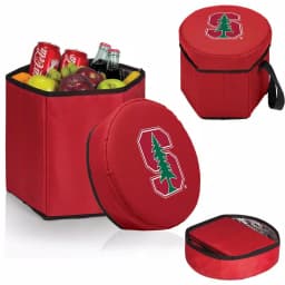 Picnic Time Stanford University Bongo 12 Qt. Collapsible Soft-Side Cooler - Cardinal Red thumbnail 2