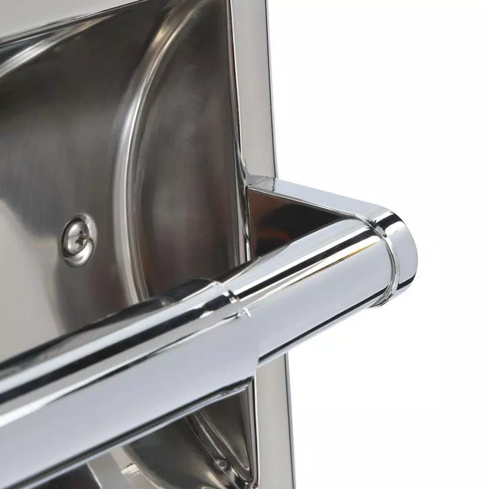 MOEN Recessed Toilet Paper Holder in Polished Chrome with Matching Roller