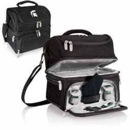 ONIVA Pranzo Michigan State Spartans Insulated Lunch Bag - Black thumbnail 2