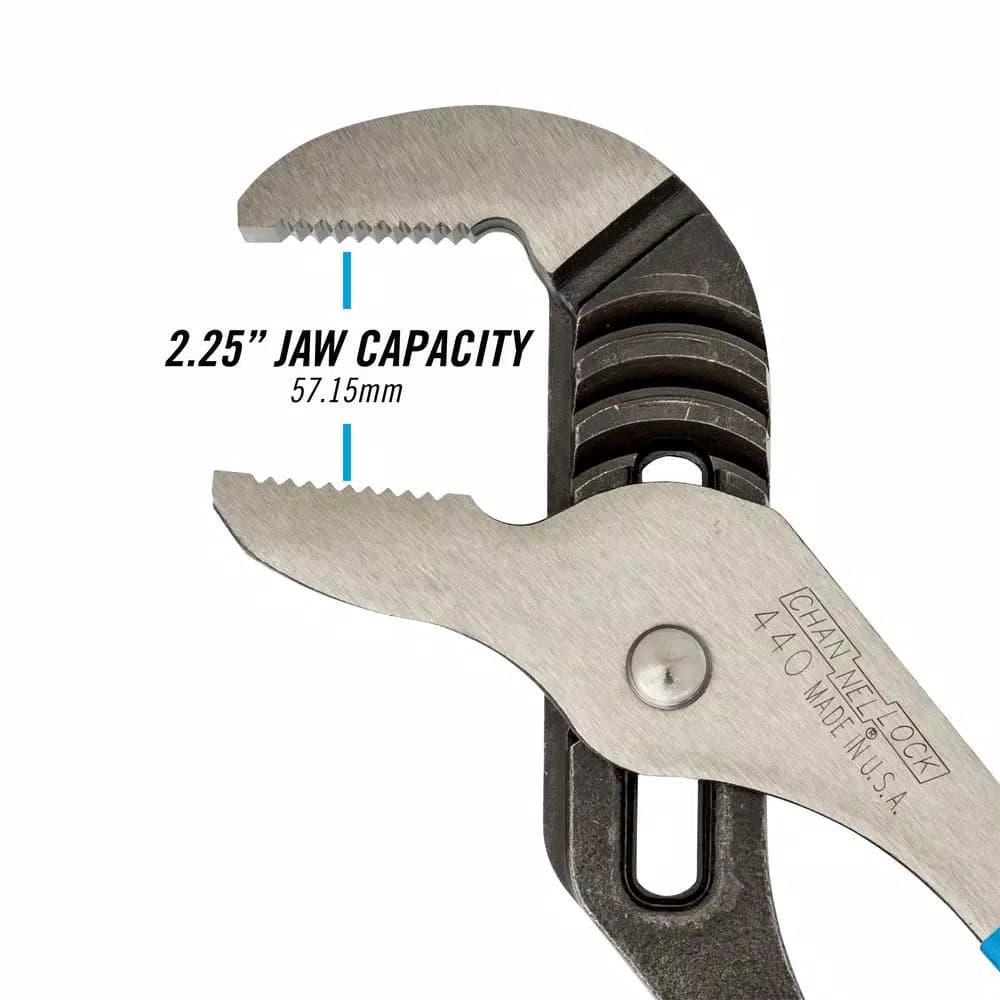 CHANNELLOCK 12 in. Straight Jaw Tongue and Groove Pliers