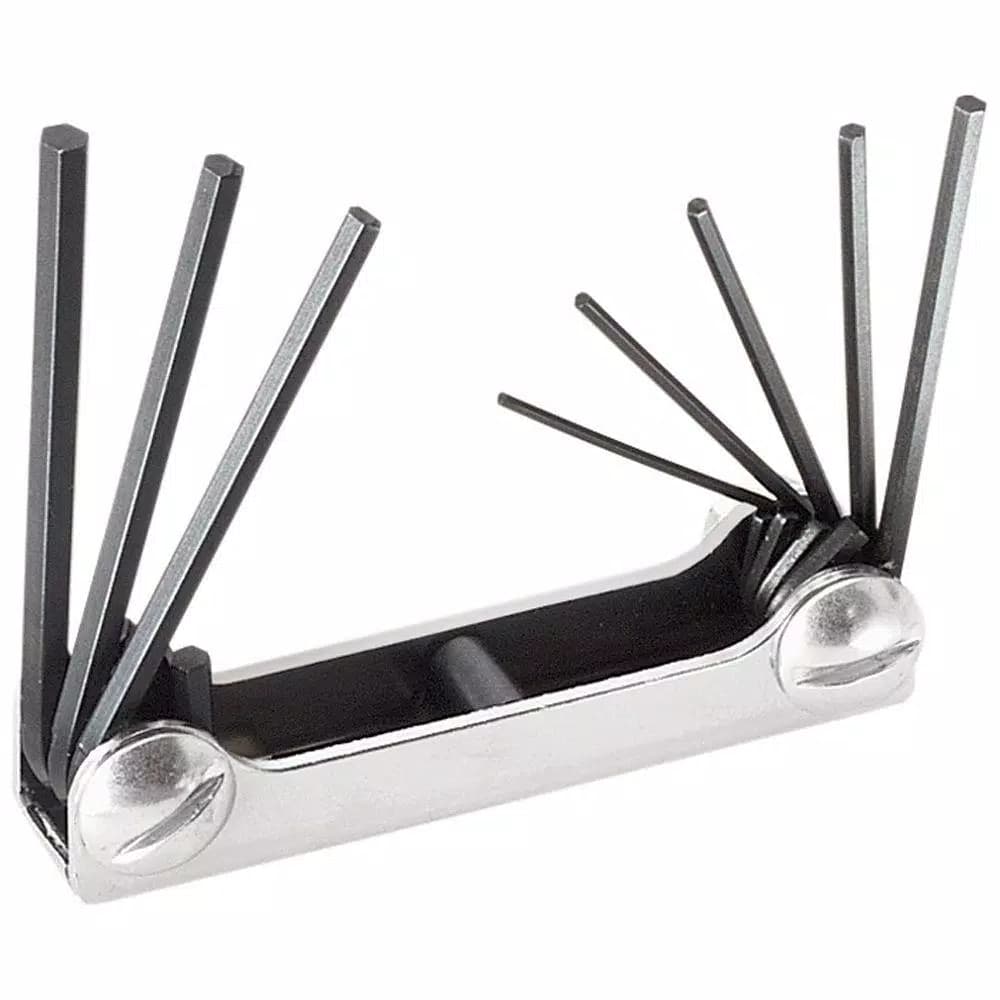 Klein Tools 8-Key Folding Hex Key Set, SAE