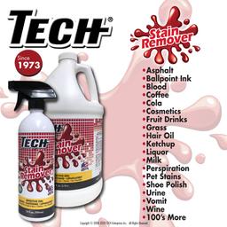 TECH Stain Remover, 128 oz. Liquid Fabric & Carpet Cleaner thumbnail 4