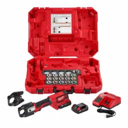 Milwaukee M18 FORCE LOGIC 600 MCM Cordless Crimper Kit with 750 MCM Expanded Jaw thumbnail 1
