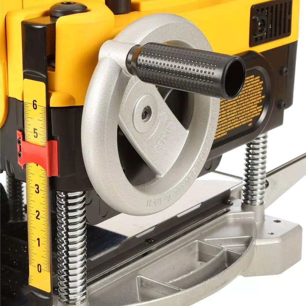 DEWALT 13 in. Heavy-Duty 2-Speed Thickness Planer with 3-Knife Cutterhead and Tables