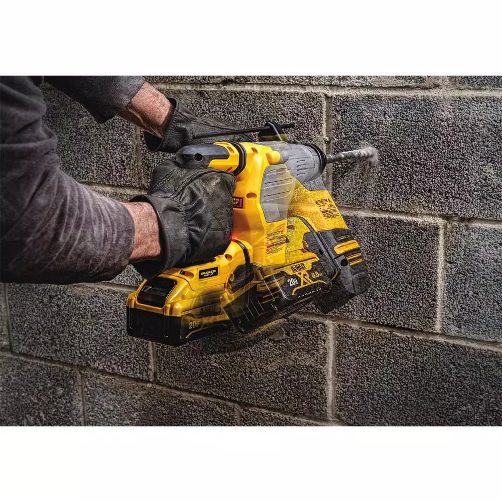 DEWALT 20V MAX XR Brushless 1-1/8 in. SDS Plus L-Shape Rotary Hammer (Tool-Only)
