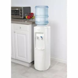 Vitapur Top Loading Floor Standing Water Cooler Dispenser, Cold & Room Temperature, White thumbnail 5