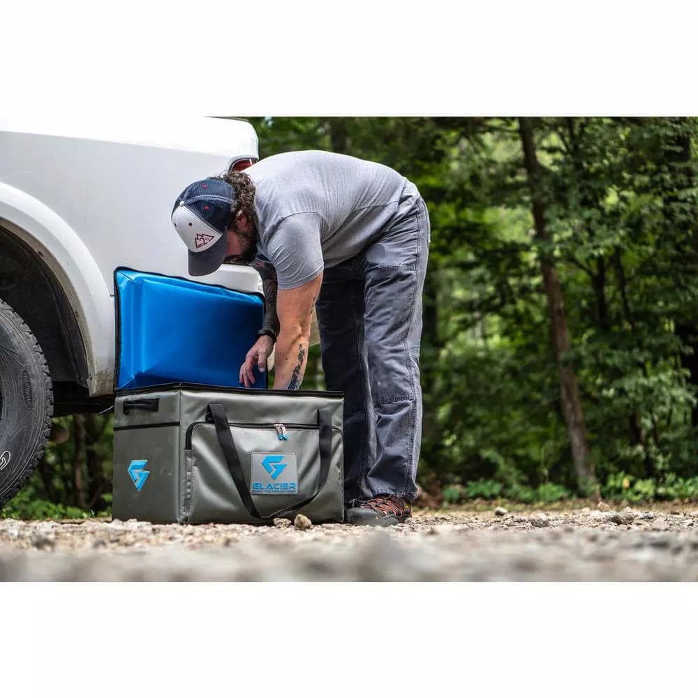 Glacier Coolers IceBox 35 Qt. Grey Soft-Side Cooler