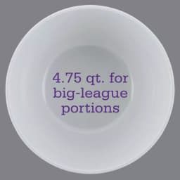 College Kitchen Collection LSU Tigers 4.75-Quart Big Party Serving Bowl, Purple thumbnail 7