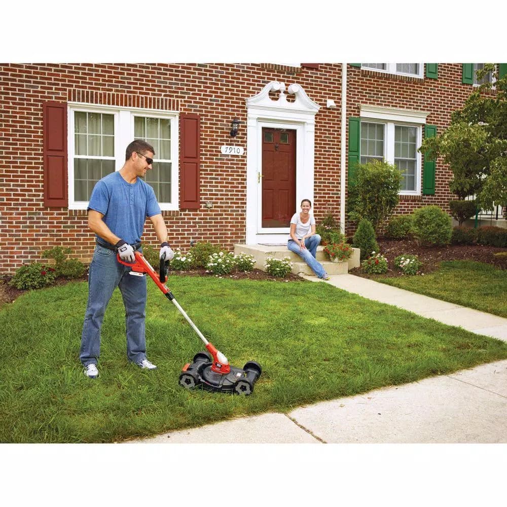 BLACK+DECKER 20V MAX Cordless 3-in-1 String Trimmer, Edger, and Mower Combo with (2) 2.0 Ah Batteries and Charger