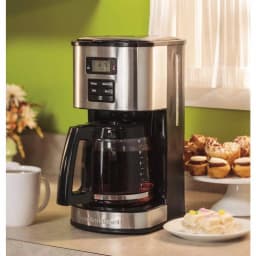 Hamilton Beach 12-Cup Programmable Drip Coffee Maker with Bold Brew Setting, Black and Stainless Steel thumbnail 2