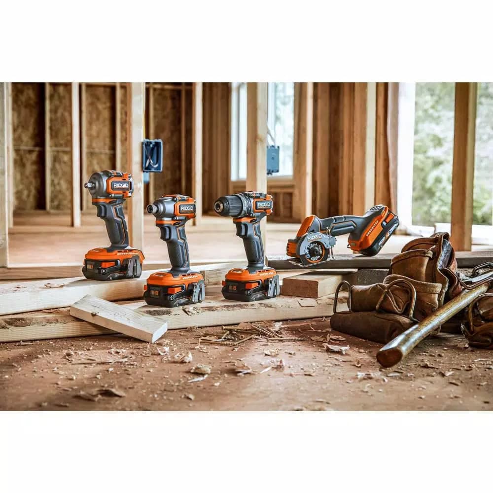 RIDGID 18V SubCompact Brushless 3/8 in. Cordless Impact Wrench (Tool Only)
