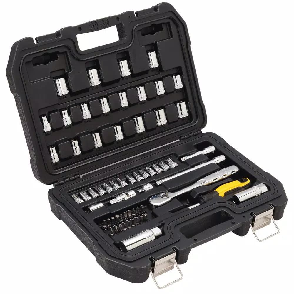 DEWALT 61-Piece 1/4 in. and 3/8 in. Drive Combination Socket Set