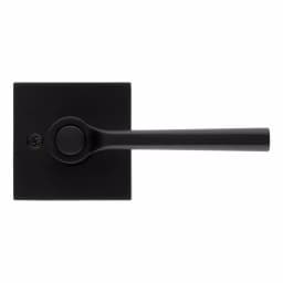 Kwikset Lisbon Square Matte Black Keyed Entry Door Lever with SmartKey Security thumbnail 7