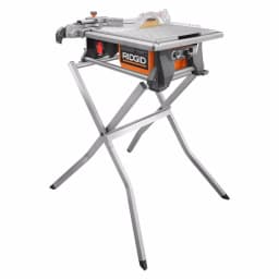 RIDGID 7 in. Portable Jobsite Wet Tile Saw with Stand, 6.5 Amp, 24 in. Rip Cut Capacity thumbnail 1