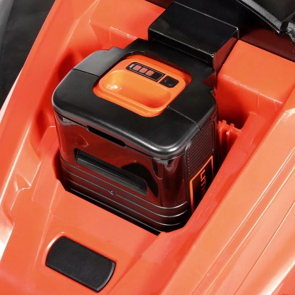 BLACK+DECKER 40V MAX Cordless Lithium-Ion Walk Behind Push Mower, 16 in. Deck with (2) 2.0 Ah Batteries & Charger