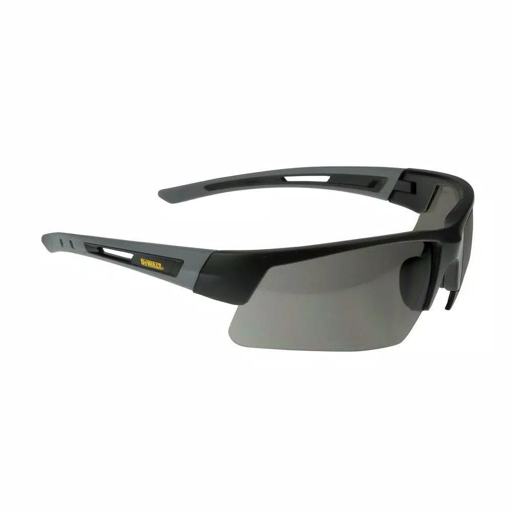 DEWALT CROSSCUT Smoke Lens Safety Glasses with Wide Wrap Protection