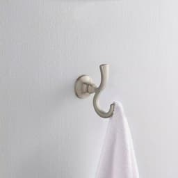 Delta Mandara Double Towel Hook, Brushed Nickel thumbnail 4