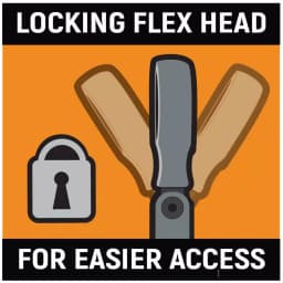 GEARWRENCH 8-Piece X-Large Locking Flex-Head Ratcheting Combination Wrench Set, SAE thumbnail 8