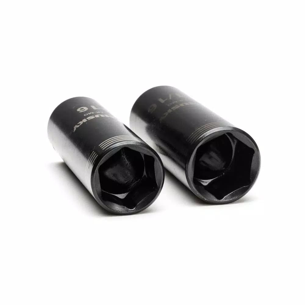 Husky 3/8 in. Drive Metric Thin Wall Deep Impact Socket Set, 10-Piece