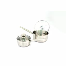 ExcelSteel 7-Piece 18/10 Stainless Steel Cookware Set with Brushed Finish thumbnail 5