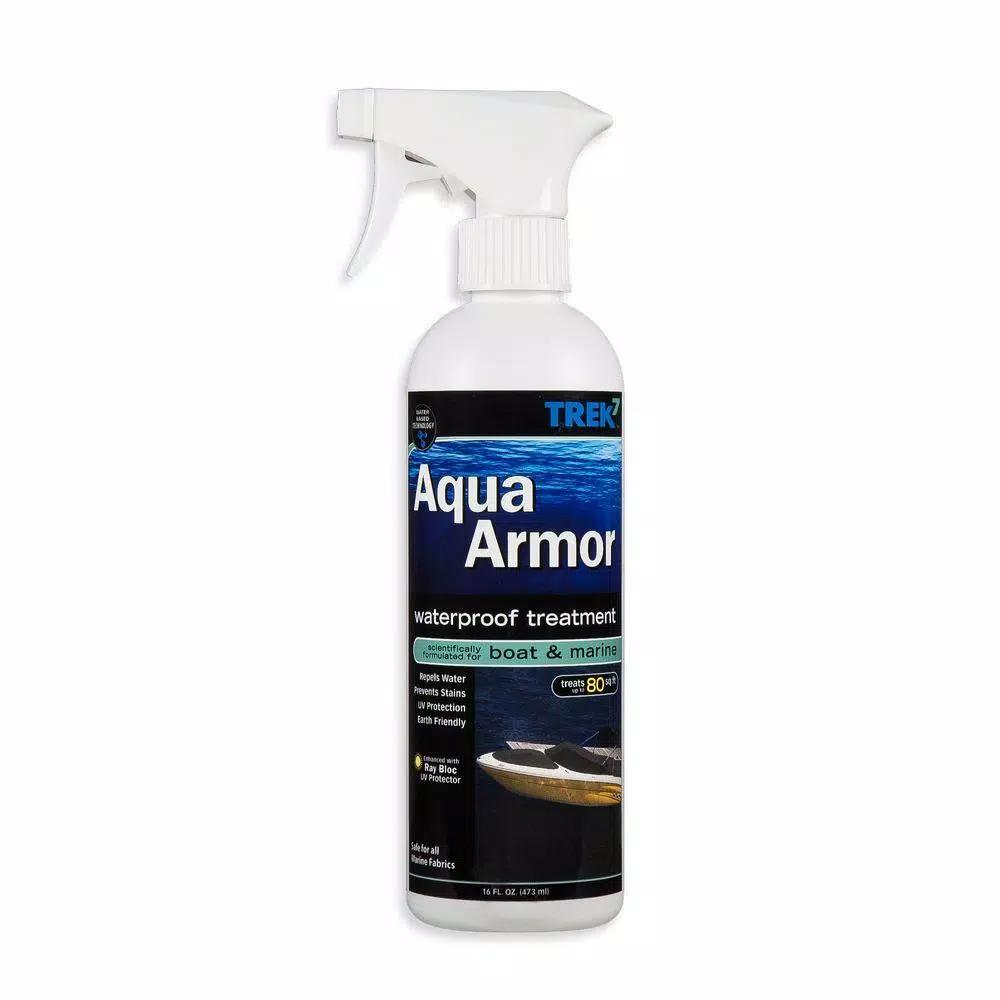 Trek7 Aqua Armor 16 oz. Fabric Waterproofing Spray for Boat Covers and Marine Bimini Tops