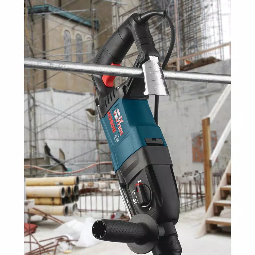 Bosch Bulldog Xtreme 8 Amp 1 in. SDS-Plus Corded Rotary Hammer Drill with Carrying Case