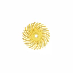 Dedeco Sunburst Radial Discs 80-Grit Coarse 5/8 in. Arbor Rotary Cleaning and Polishing Tool, 12-Pack thumbnail 1