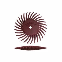 Dedeco Sunburst 7/8 in. Knife-Edge Radial Discs, 220-Grit, 1/16 in. Thickness, 48-Pack thumbnail 1