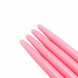 Zest Candle 6 in. Pink Paraffin Taper Candles, Unscented, 12-Set thumbnail 1