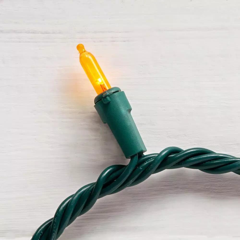 Home Accents Holiday 300-Light Multi-Color Mini LED String Lights, Constant On, Green Wire (Set of 2)