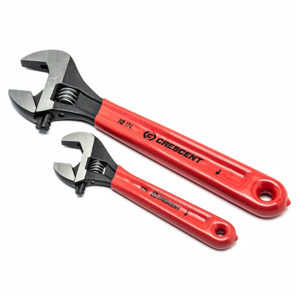 Crescent 2-Piece Adjustable Wrench Set, 6 in. and 10 in.