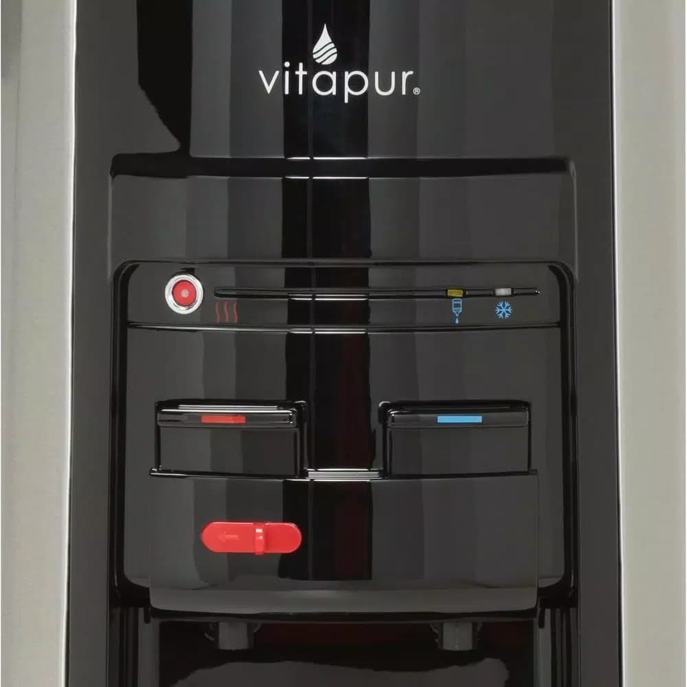 VITAPUR Stainless Steel Top Load Water Cooler Dispenser with Kettle Feature, Hot/Room/Cold