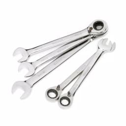 Husky 5-Piece Metric Reversible Ratcheting Wrench Set, Large Sizes thumbnail 4