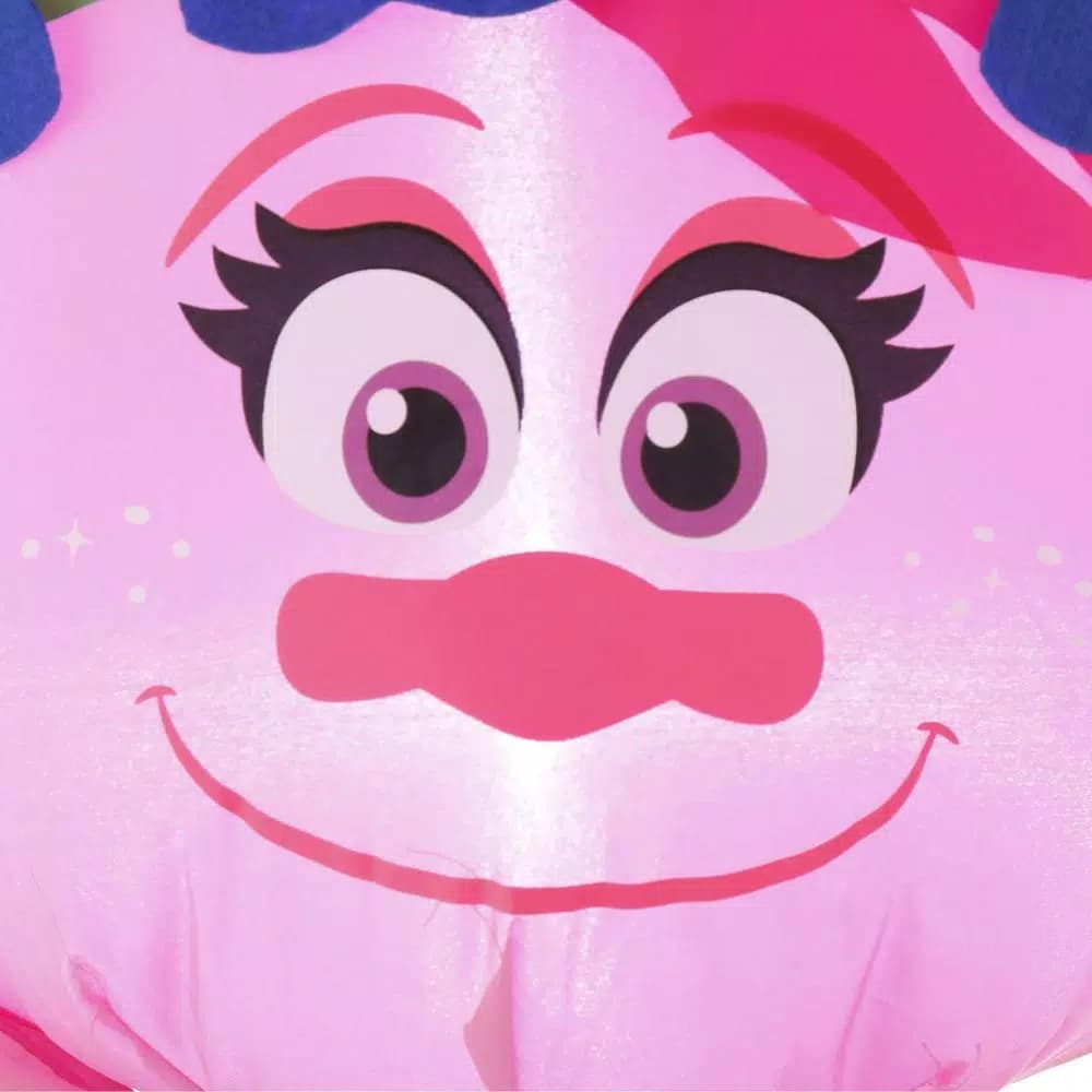 Home Accents Holiday DreamWorks Trolls Poppy Lighted Inflatable with Candy Cane, 3.5 ft Outdoor Holiday Decor