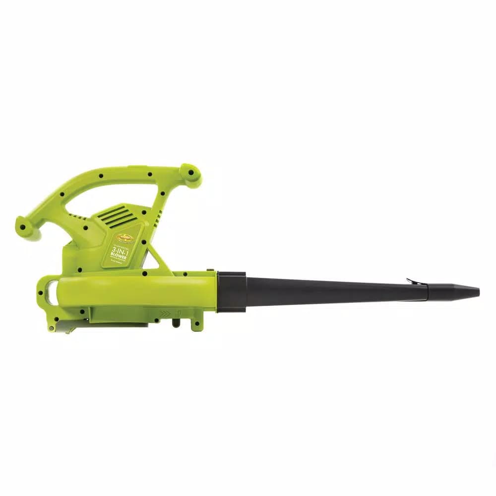 Sun Joe SBJ605E 3-in-1 Electric Handheld Blower, Vacuum, and Mulcher, 14 Amp, 250 MPH, 440 CFM