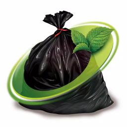 Mint-X 60 Gal. 1.3 Mil Black Rodent Repellent Trash Bags, 38 in. x 58 in. (100-Count) thumbnail 1