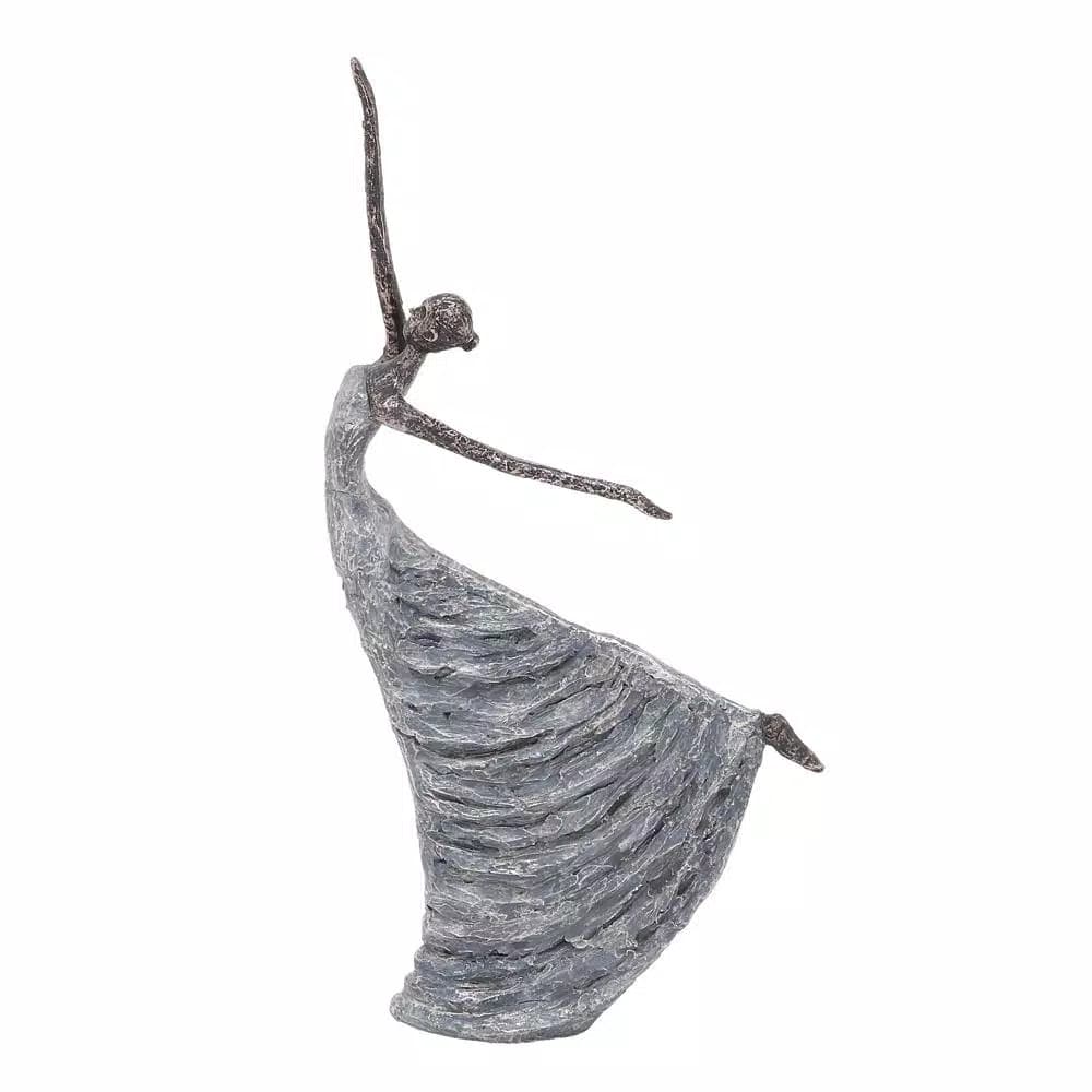 LITTON LANE The Dancer Decorative Figurine - 21 in. x 12 in. Polystone Sculpture