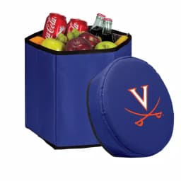 Picnic Time University of Virginia Cavaliers 12 Qt. Bongo Collapsible Soft-Side Cooler - Navy thumbnail 1