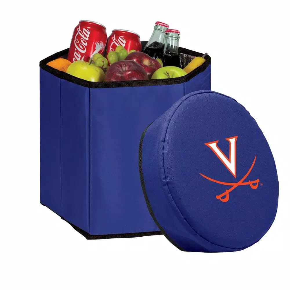 Picnic Time University of Virginia Cavaliers 12 Qt. Bongo Collapsible Soft-Side Cooler - Navy