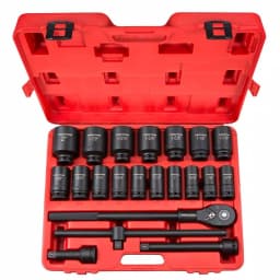 TEKTON 22-Piece 3/4 in. Drive Deep Impact Socket Set, 7/8 to 2 in. thumbnail 1