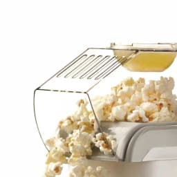 Brentwood Appliances PC-486W 1200W Hot Air Popcorn Maker, 8-Cup Capacity, White thumbnail 3