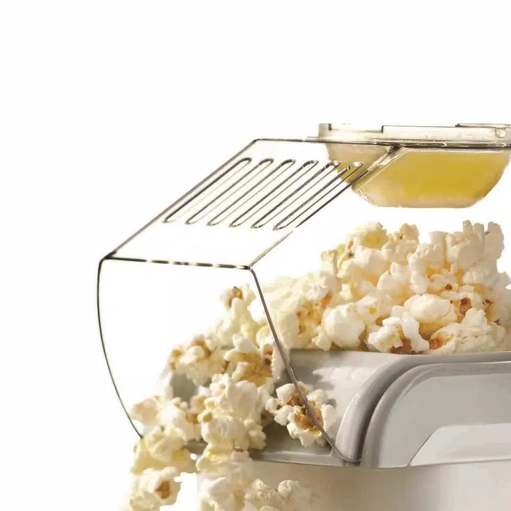 Brentwood Appliances PC-486W 1200W Hot Air Popcorn Maker, 8-Cup Capacity, White
