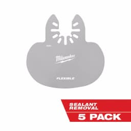 Milwaukee OPEN-LOK Mushroom Sealant Scraper Blade, Stainless Steel, 5-Piece thumbnail 1