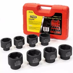 Stark 3/4 in. Drive SAE Shallow Impact Socket Set, 8-Piece Jumbo Set thumbnail 1