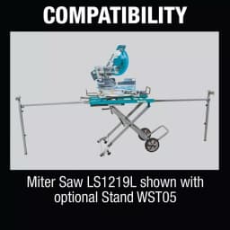 Makita 12 in. 15 Amp Dual-Bevel Sliding Compound Miter Saw with Laser (LS1219L) thumbnail 11