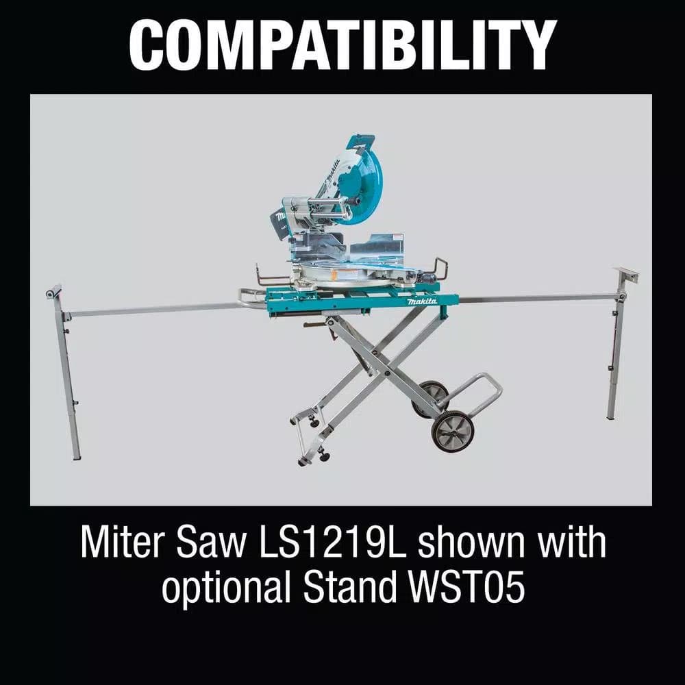 Makita 12 in. 15 Amp Dual-Bevel Sliding Compound Miter Saw with Laser (LS1219L)