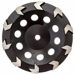 Thinset Removal Bit 7 in. Arrow Diamond Grinding Cup Wheel for Masonry, 5/8-11 in. Arbor thumbnail 2