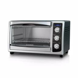 BLACK+DECKER 1500W 6-Slice Stainless Steel Convection Toaster Oven with Broiler Pan thumbnail 1
